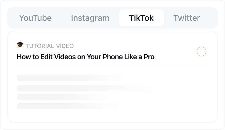 social media content